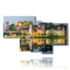 quadri moderni a torino specchiata nell acqua - version: 7 pannelli 171x102cm