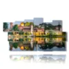 modern paintings in turin mirrored in the water - version: 11 pannelli 197x106cm