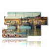 painting with image of florence - version: 7 pannelli 157x90cm