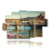 painting with image of florence - version: 9 pannelli 171x108cm