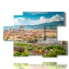 cuadro con imagen florencia - version: 6 pannelli 129x94cm