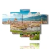 tableau avec image florence - version: 6 pannelli 136x94cm