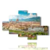 quadro con immagine firenze - version: 6 pannelli 146x94cm