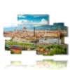 quadro con immagine firenze - version: 10 pannelli 176x115cm