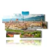 cuadro con imagen florencia - version: 9 pannelli 182x107cm