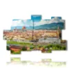 cuadro con imagen florencia - version: 11 pannelli 182x115cm