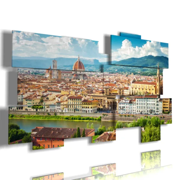 Gemälde mit Bild von Florenz