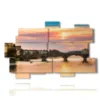 painting with images of florence ponte vecchio - version: 11 pannelli 182x115cm
