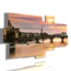 Painting with images of Florence and Ponte Vecchio