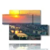 caja con imagenes de florencia hoy - version: 5 pannelli 128x85cm