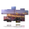 bild mit foto florenz nacht - version: 7 pannelli 175x108cm