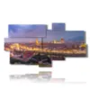 painting with photos florence night - version: 8 pannelli 184x100cm