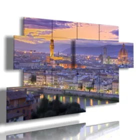 Cuadros con imágenes bellísimas de Florencia.
