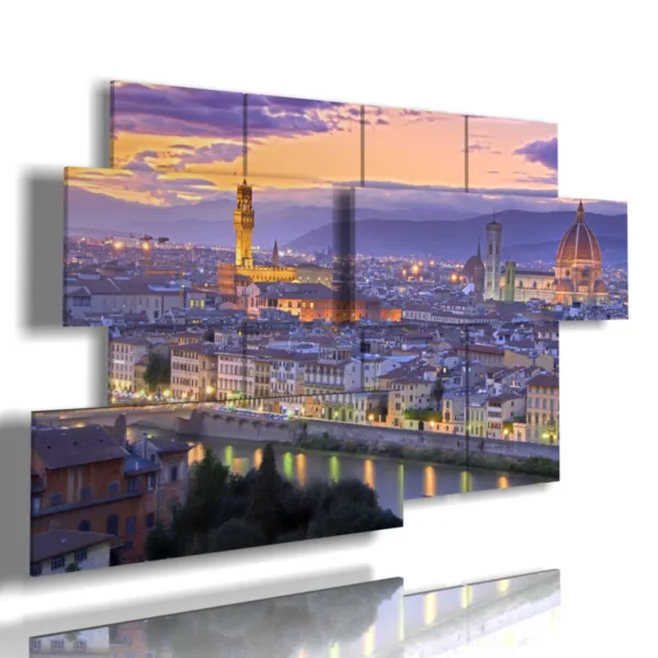 quadri con immagini bellissime di firenze