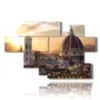 bild mit fotos von florenz bei sonnenuntergang - version: 8 pannelli 178x111cm