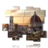 caja con fotos de florencia al atardecer - version: 15 pannelli 186x152cm