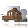 painting with photos ancient athens the parthenon - version: 10 pannelli 176x115cm