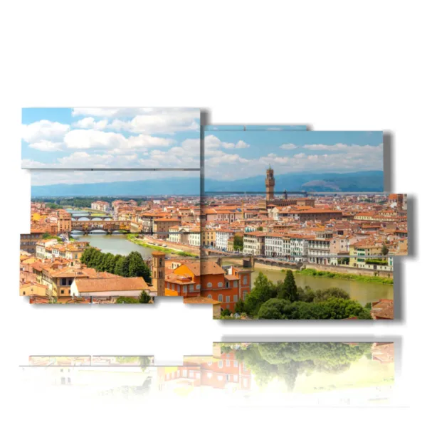 Stelle die Bilder von Florenz dar.