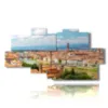 quadro con immagini citta di firenze - version: 8 pannelli 184x97cm