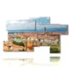 bild mit bildern der stadt florenz - version: 9 pannelli 184x106cm