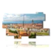 bild mit bildern der stadt florenz - version: 10 pannelli 190x110cm