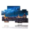 quadro con immagini firenze di notte - version: 10 pannelli 176x115cm
