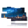 painting with images florence at night - version: 9 pannelli 180x103cm