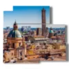 modern city paintings in bologna - version: 5 pannelli 102x93cm