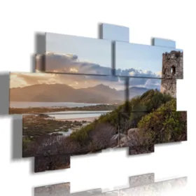 quadri sulla città Sardegna