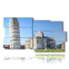 quadro con immagini di citta bellissime pisa - version: 10 pannelli 183x100cm