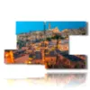tableaux modernes villes matera basilicate - version: 8 pannelli 173x100cm