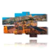 modern painting cities matera basilicata - version: 7 pannelli 177x102cm