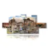 painting ancient rome overview of the roman forum - version: 12 pannelli 240x106cm