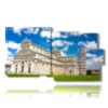 modern horizontal paintings with pisa - version: 10 pannelli 183x100cm