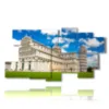 modern horizontal paintings with pisa - version: 9 pannelli 184x100cm