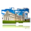 modern horizontal paintings with pisa - version: 11 pannelli 184x104cm