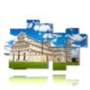 modern horizontal paintings with pisa - version: 9 pannelli 185x115cm