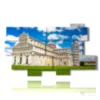 modern horizontal paintings with pisa - version: 10 pannelli 190x110cm
