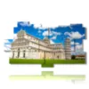 modern horizontal paintings with pisa - version: 11 pannelli 198x112cm
