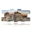 bild ubersicht ueber das forum romanum im antiken rom - version: 13 pannelli 233x107cm