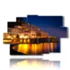 quadro con immagine citta italiane amalfi - version: 9 pannelli 171x108cm