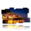 quadro con immagine citta italiane amalfi - version: 11 pannelli 184x104cm