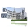 quadro con immagini di citta italiane pisa - version: 9 pannelli 180x103cm