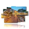 caja con fotos panoramicas de ciudades italianas amalfi - version: 9 pannelli 171x108cm