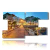 tableau avec photos panoramiques des villes italiennes amalfi - version: 9 pannelli 177x101cm