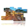 bild mit panoramafotos italienischer staedte amalfi - version: 10 pannelli 189x106cm