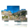 quadro con citta italiane sul mare positano - version: 10 pannelli 176x115cm
