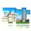 bild mit italienischen staedten zu sehen pisa - version: 10 pannelli 186x105cm