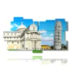 caja con ciudades italianas para ver pisa - version: 11 pannelli 198x112cm