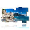 quadro con poster di città italiane - Amalfi